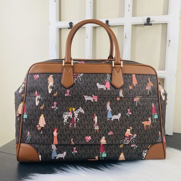 Michael Kors Jet Set Girls Travel Large Weekender Duffel Bag - Picture 5 of 15